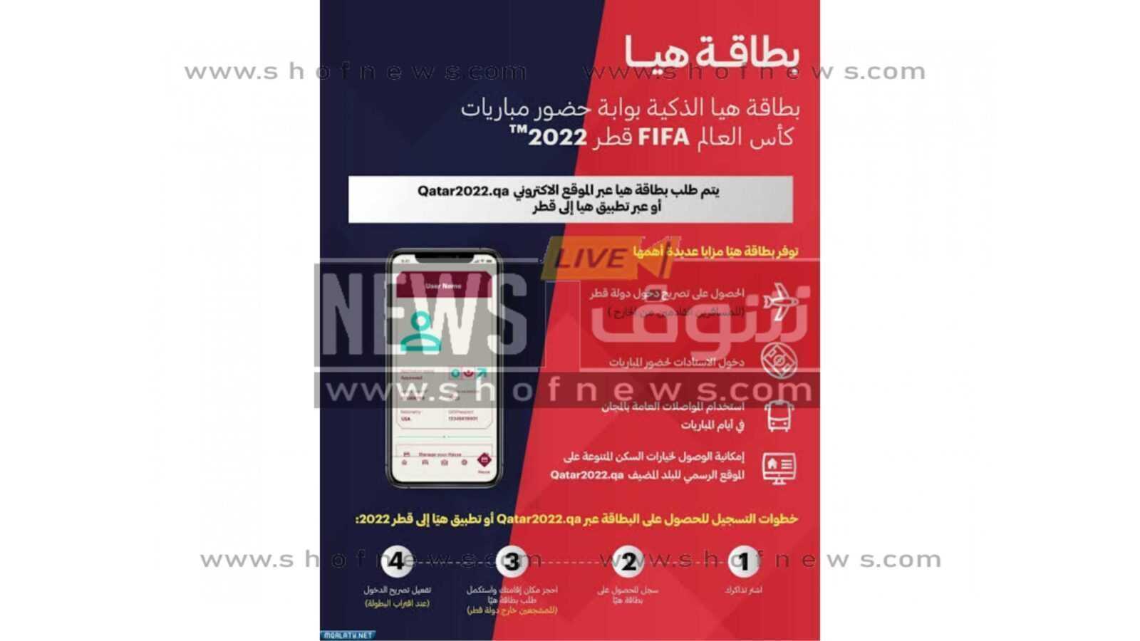 ترحيب سعودي لجميع حاملي بطاقة هيا القطرية 2022.. شروط وضوابط دخول السعودية والحصول على البطاقة